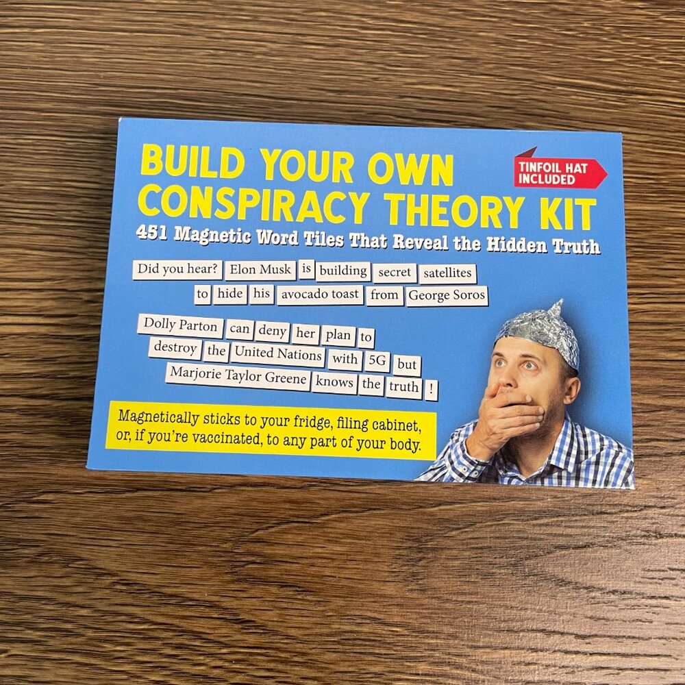 Build Your Own Conspiracy Theory Magnet Kit New in Box